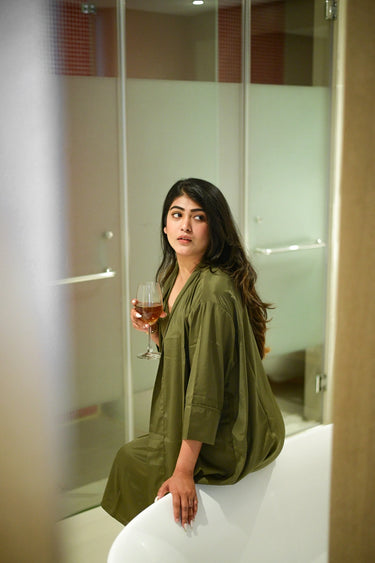 Slip Dress & Robe- Olivia