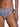 Blue Striped Printed Bikini Bottom