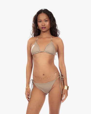 Mocha Mousse Bikini Top