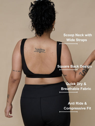 Black Round Neck Set (2 Pcs)