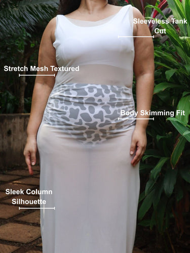 Moonlit Sheer Dress Coverup
