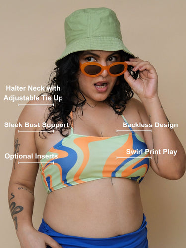 Citrus Shock Halterneck Top