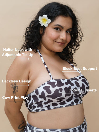 Bitch i am a cow Halterneck Top