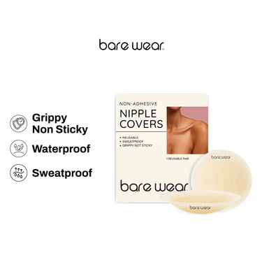 Non-Adhesive Reusable Nipple Covers (8 cm)