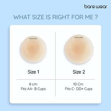 Non-Adhesive Reusable Nipple Covers (8 cm)