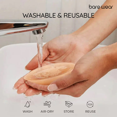 Non-Adhesive Reusable Nipple Covers + (10 cm)