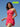 Sangria One Shoulder Cut-Out Swimdress