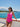 Pink One-Shoulder Swimsuit
