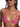 Pink Striped Ring Bikini Top