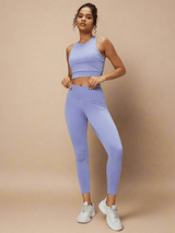 Shop-Padded Cross Back Crop Top Periwinkle