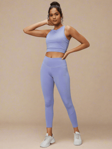 Shop-Padded Cross Back Crop Top Periwinkle