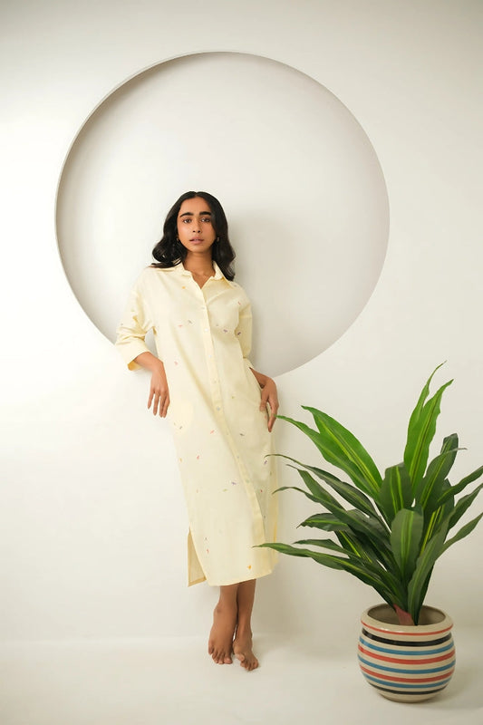 Buttercup Breeze - Cotton Sleep Shirt