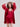 Red Robe With Cami Top & Shorts