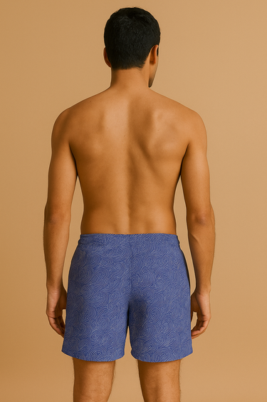 Men's Swim Shorts - Rippled Rhythm