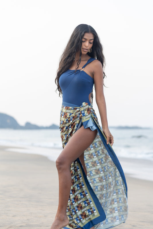 Yen Swimsuit Paired With BB Sarong
