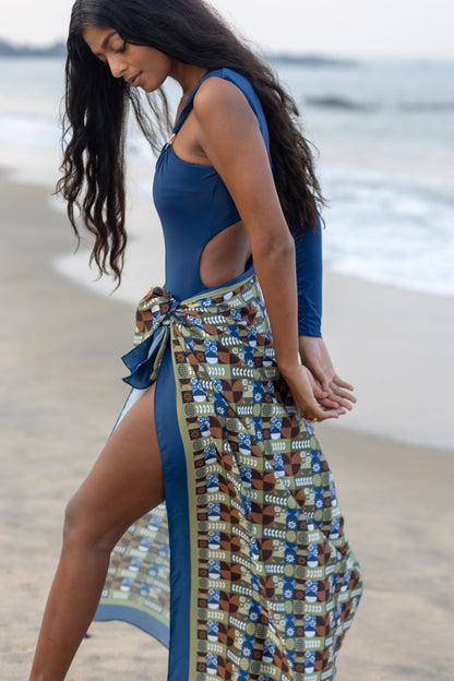 Yen Swimsuit Paired With BB Sarong