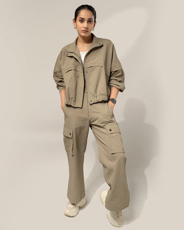 Shop-TraqPace Jacket Stone Beige