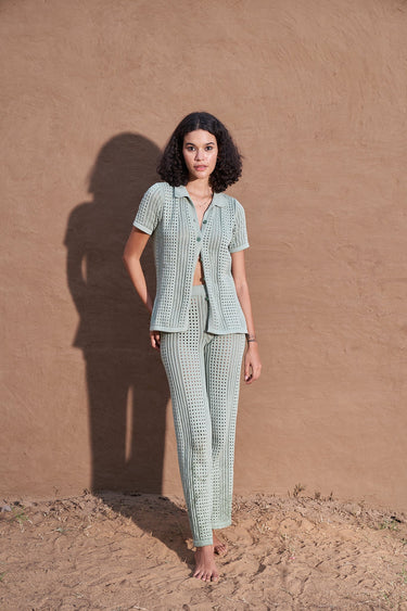 Isabella Co-ord Set - Sage Green