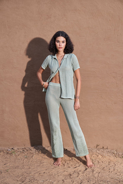 Isabella Co-ord Set - Sage Green