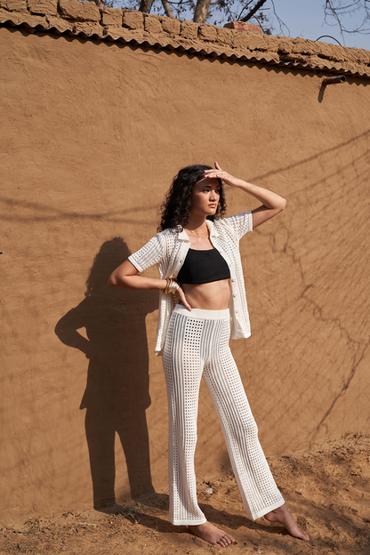 Isabella Co-ord Set - White