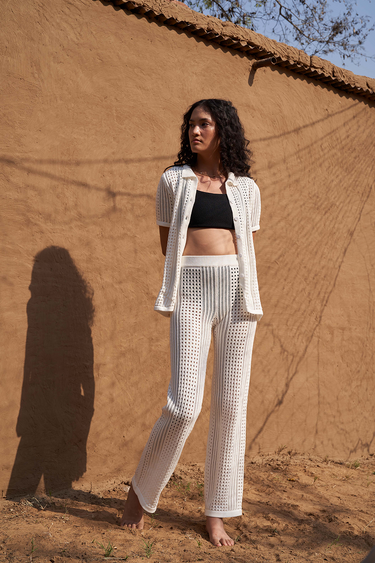 Isabella Co-ord Set - White