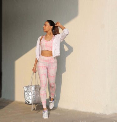 Shop-Pink Shibori Luxe Crop Top