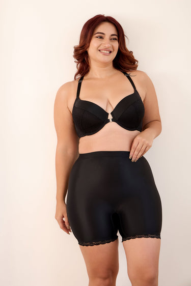 Midrise Lace Shaping Shorts