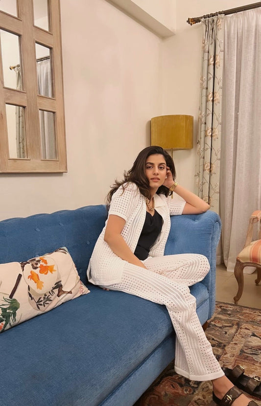 Isabella Co-ord Set - White