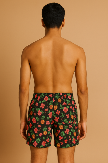 Men's Swim Shorts - Tropical Paradise