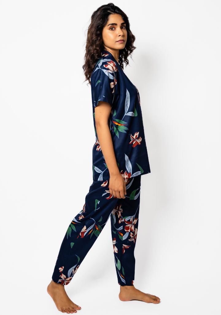 Stylish Printed Cotton Co-Ord Set for Lounge Wear