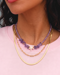 Vera Amethyst Layered Necklace
