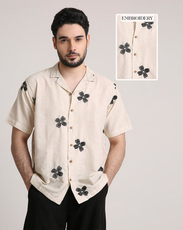 Petal Stitch Shirt For Men
