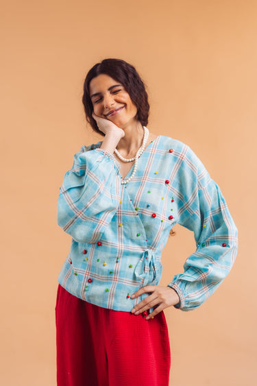 Twinkle Wrap Top