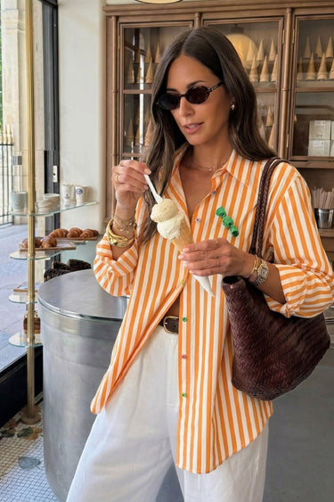 Ann’s Orange Toffee Shirt