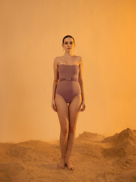 Aethaer Swimsuit - Blush - Tizzi Swimwear