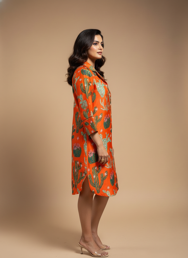 Tangerine Tropica Sleep Shirt