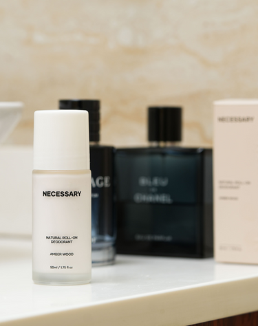 Amber Wood + White Musk Deodorant Duo Set