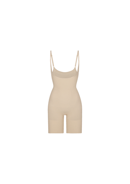 Open Bust Mid Thigh Bodysuit