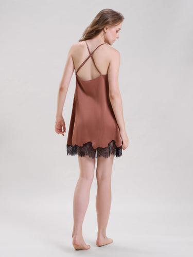 Bronze Lace Dress