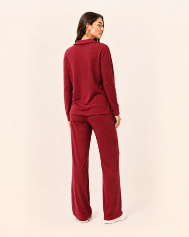 Rust Ottoman Long-Sleeve Polo