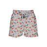 House of Malabaar boy's swim shorts with flying crane print.