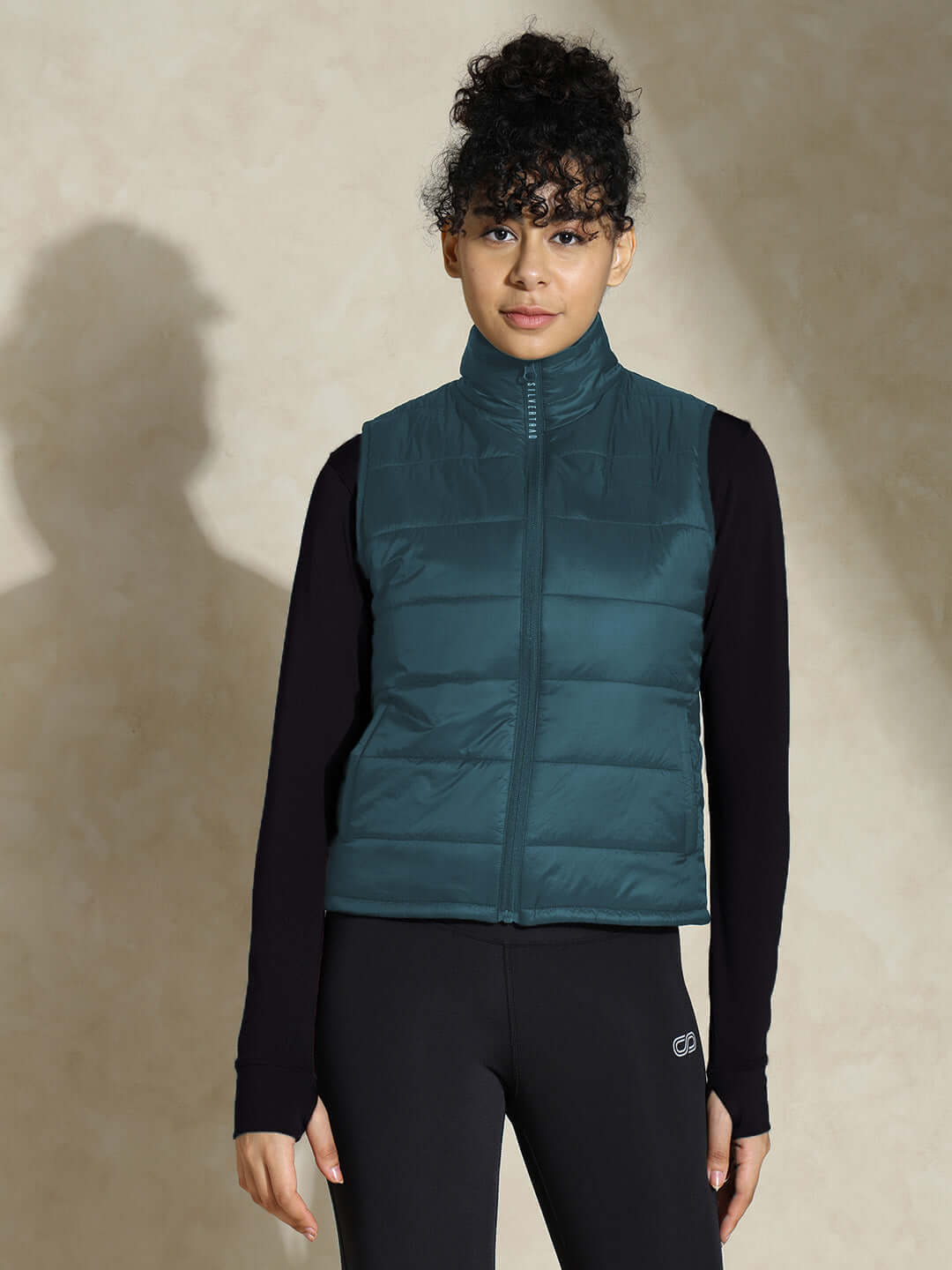 Shop-TraqWarm Puffer Vest Sleeveless Airforce