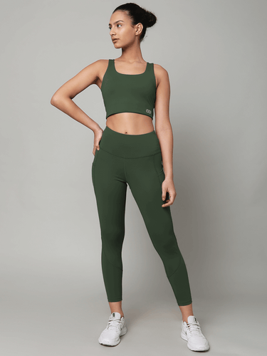 Shop-High Impact Action Bra With Clasp Sage