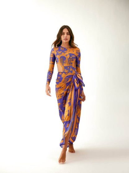 Halo Surfsuit with Beach Bum Sarong