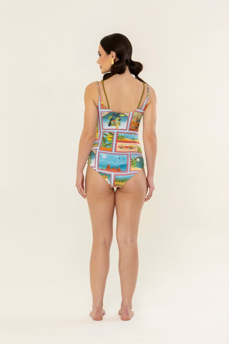 Halv swimsuit - Tizzi Swimwear