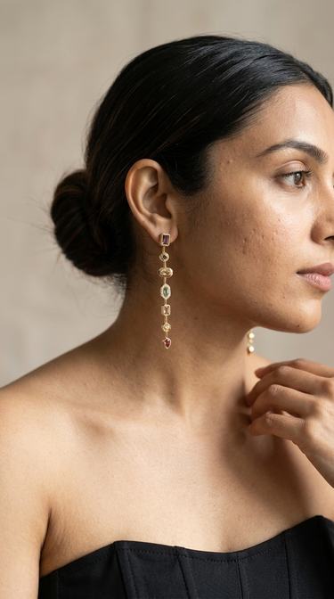 Pastel Pour Earrings