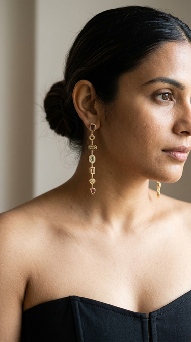 Pastel Pour Earrings