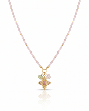 Lune Pink Strand Necklace