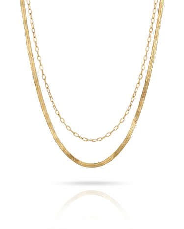 Vera Amethyst Layered Necklace