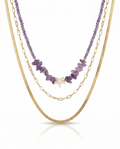Vera Amethyst Layered Necklace